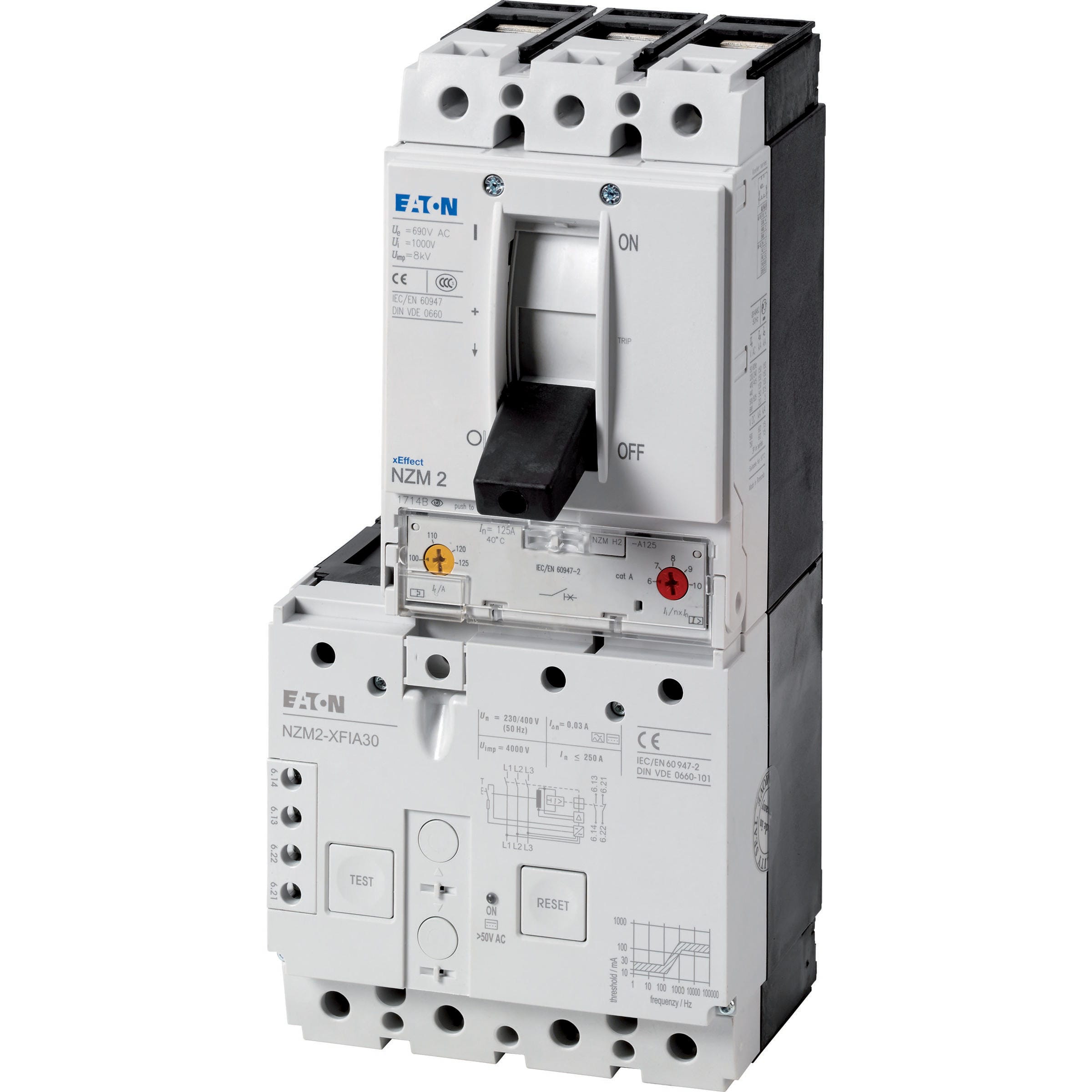 EATON EAO112629 NZMH2-A250-FIA30 INT.AUT.CON DIFF. 3P 25