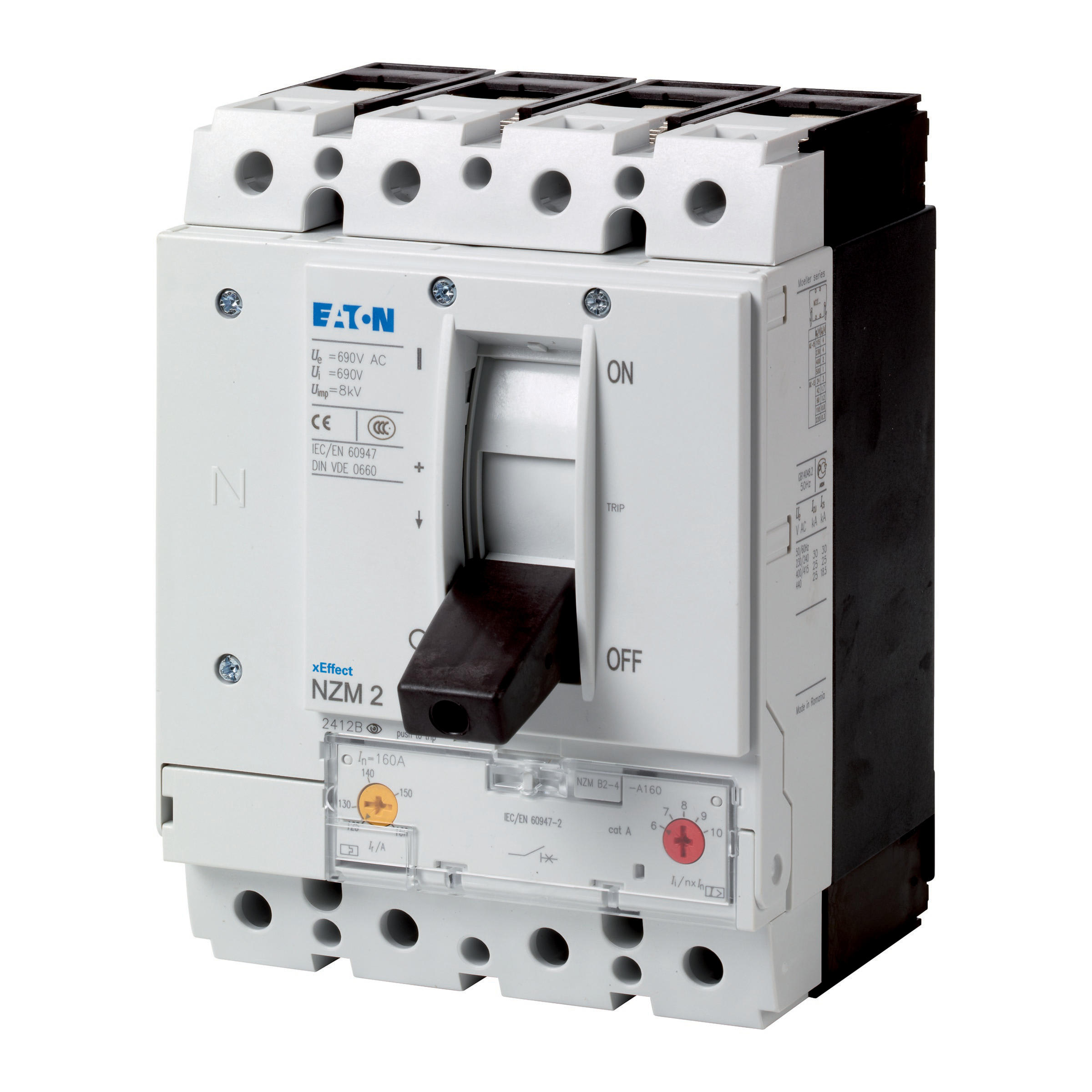 EATON - EAO265872 NZMH2-4-A160/100 INT AUT 4P 160A 150KA N