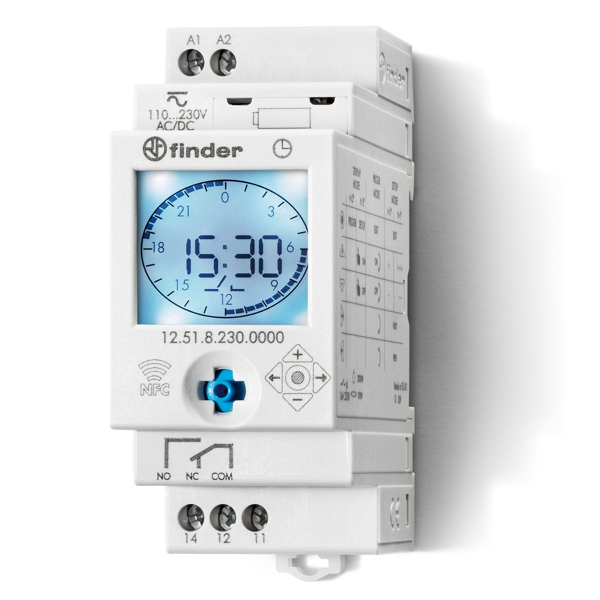 FINDER SPA FIN125182300000 OROLOGIO DIGIT.GIORN./SETT. 1CO 30MIN NF