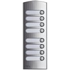 VIMAR SPA - VIW1258 PLACCA SUPPL. 2M IK10 8 TASTI ACCIAIO