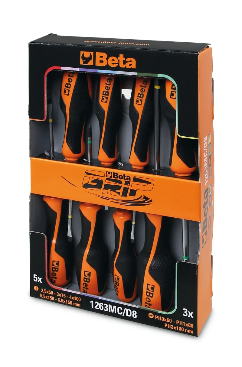 BM SPA BMM012632008 GIRAVITI LP-PH BETAGRIP COLOR 8PZ MC/D8