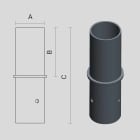 ARCLUCE SPA - ACL1097049X-16 RIDUZIONE DA PALO D76 A D60