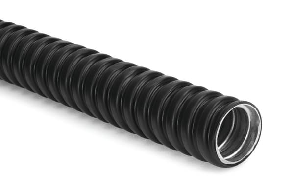 HELLERMANNTYTON Srl HEE166-30709 CORRUGATO ACCIAIO RIVEST PVC BK 75MM PC