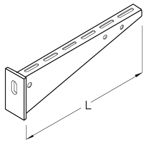 DIETZEL - DIE022241 Wandkonsole, standard, 600x96x620 mm, ta