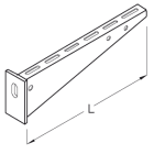 DIETZEL - DIE022241 Wandkonsole, standard, 600x96x620 mm, ta