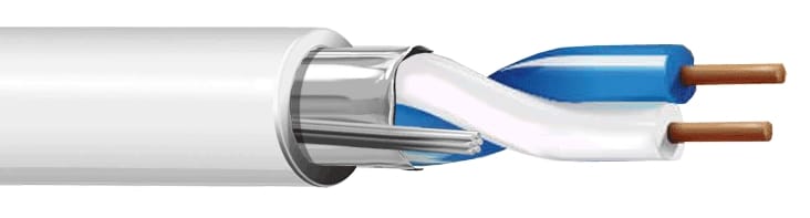 ITC INDUSTRIA TECNIC - ITC12F1HBZ1000 1X2 AWG22 FTP LONWORKS LSZH BIANCO 1000