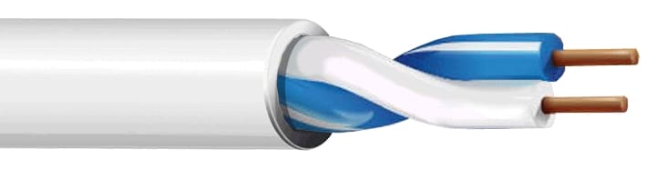 ITC INDUSTRIA TECNIC ITC12U1HBZB500 1X2 AWG22 UTP LONWORKS LSZH BIANCO B500