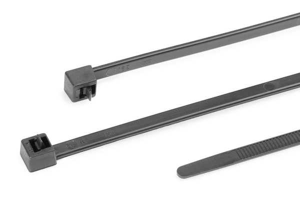 HELLERMANNTYTON Srl HEE115-06760 FASCETTA RIAPRIBILE 4.8X300 NERO RELK2I