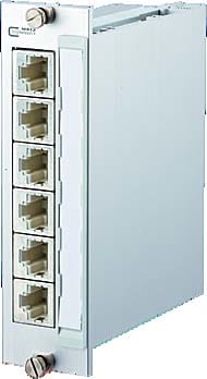 Metz MEZ130857-E E-DAT C6 6 Port Patchfeld 3HE 7TE LSA mo
