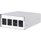 Metz - MEZ130861-0402KE Keystone AP-GehAuse 4 Port reinweiA me