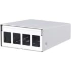 Metz MEZ130861-0402KE Keystone AP-GehAuse 4 Port reinweiA me
