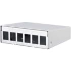 Metz MEZ130861-0602KE Keystone AP-GehAuse 6 Port reinweiA me