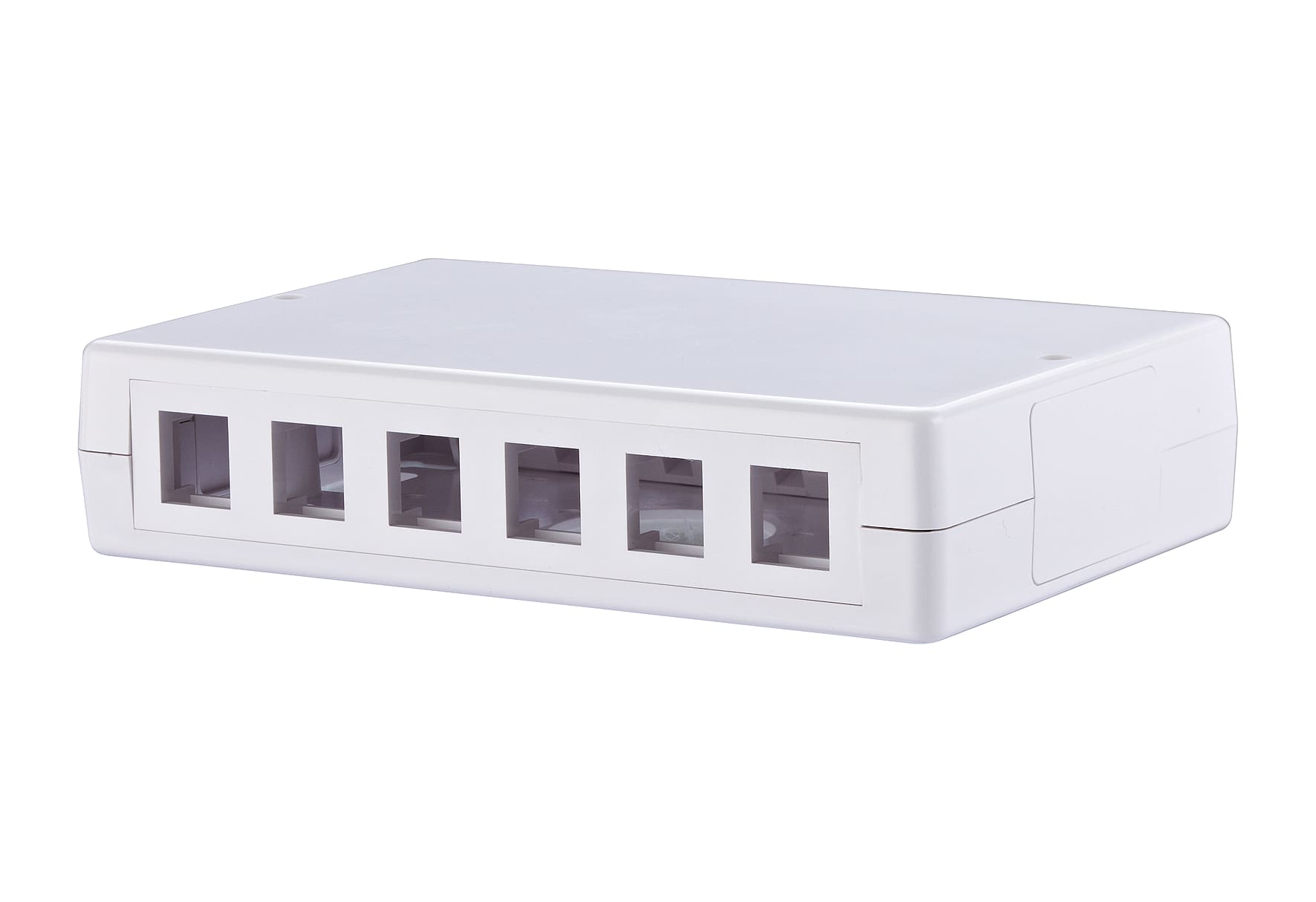 Metz MEZ1309190002KE Keystone Anschlussdose AP 6/12 Port unbe