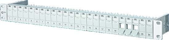 Metz - MEZ130920-00KE 19'' Modultr. K 1HE Alu/lichtg 24 Port R