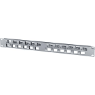 Metz - MEZ130926A0003KE Patchpanel 19'' 24Port 1HE leer grau gew