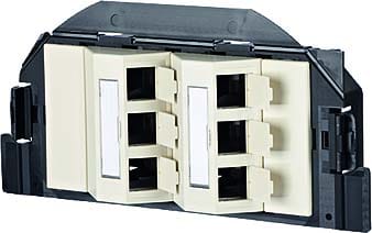 Metz MEZ1309350601-E Subway GB2 Modul 6 Port perlweiA RAL101