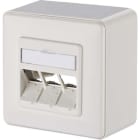Metz MEZ130B10D30002-E Modul Anschlussdose AP 3 Port 43 mm rein