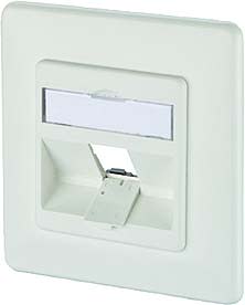 Metz - MEZ130B20D11002KE Keystone Anschlussdose UP 1 Port reinwei