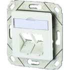 Metz MEZ130B20D21102KE Keystone Anschlussdose UPk2 Port reinwei