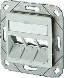 Metz - MEZ130B20D31102KE Keystone Anschlussdose UPk3 Port reinwei