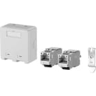 Metz - MEZ130B21D2APL-E Anschlussbox APZ 2 Port C6Amodul keyston