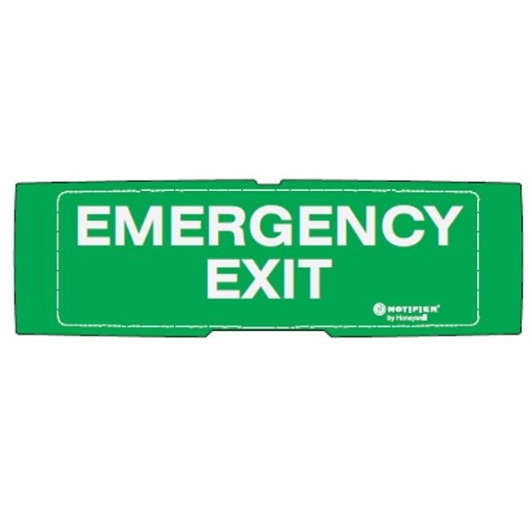 NOTIFIER ITALIA SR - NOTP-PAN1-P-EMX-V PELL. EMERGENCY EXIT FONDO VERDE