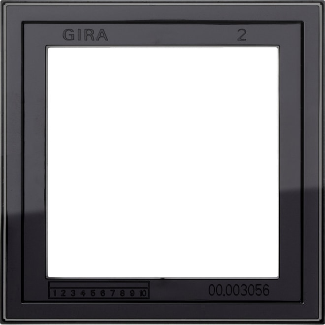 GIRA - GIR131105 Montageadapter 1f Gira E2 Schwarz
