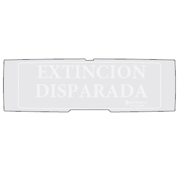 NOTIFIER ITALIA SR - NOTP-PAN1-P-EXD-G PELL. EXTINCION DISPARADA FONDO GRIGIO