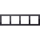 GIRA - GIR131405 Montageadapter 4f Gira E2 Schwarz