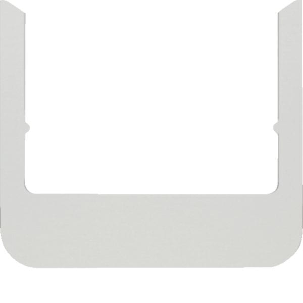 BERKER - BRK13192184 PLACCA WDT STOND ALLUMIN SABBIAT ARGENT