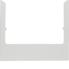 BERKER - BRK13192284 PLACCA WDT SQUADR ALLUMIN SABBIAT ARGENT