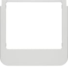 BERKER BRK13196084 PLACCA WDT ARROTONDATA IN PVC ARGENTO