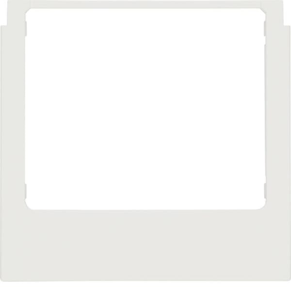 BERKER - BRK13197009 Designrahmen eckig Zubehor polarweiB gla