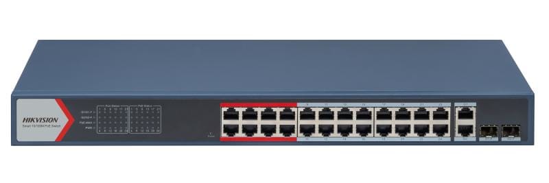 HIKVISION ITALY SRL HIK301803157 DS-3E1326P-EI SMART MAN POE10/100+UPLINK