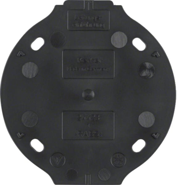 BERKER BRK133111 PIASTRA FONDO SINGOLA, 1930 NERO
