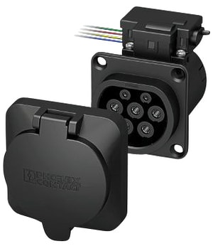 PHOENIX CONTACT - PHC1164417 EV-T2M3SO12-4P-B-SET SOCKET T2 12V 4P B