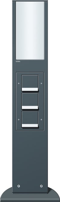 GIRA - GIR134228 COLONNA EN. LUCE + 3X SCHUKO SH 769 MM C