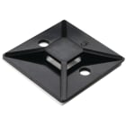 HELLERMANNTYTON Srl - HEE151-28602 Basetta adesiva/a vite 38x38 nero MB5A