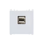 URMET SPA - UTD10330/2BG ALIM. 5V 2.1A DOPPIA USB B.GHI
