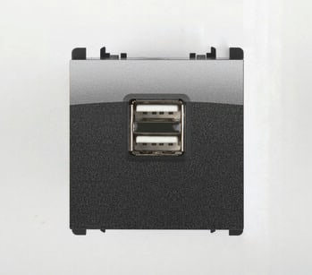 URMET SPA UTD10330AC ALIM. 5V 2,1A 1X USB ACC.SCURO