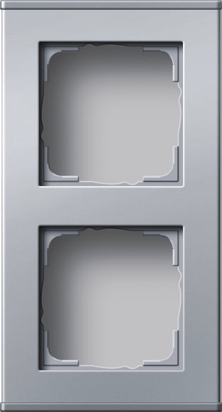 GIRA - GGI136226 2X PROFILO 55 ALLUMINIO