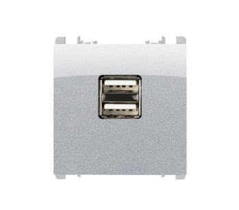 URMET SPA UTD10330AL ALIM. 5V 2,1A 1X USB ALLUMINIO