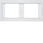 BERKER - BRK13637009 Rahmen 2fach waagerecht Berker K.1 polar