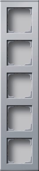 GIRA - GGI136426 5X PROFILO 55 ALLUMINIO