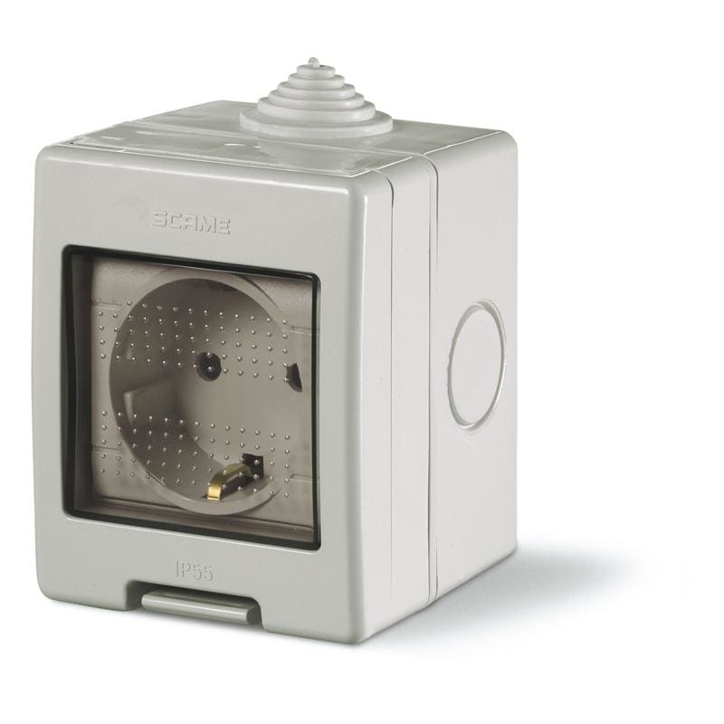 SCAME PARRE SPA SCA136.5122-407 CONT.IP55 2 MOD.+ 1 PR.TED. C/SHUTTER
