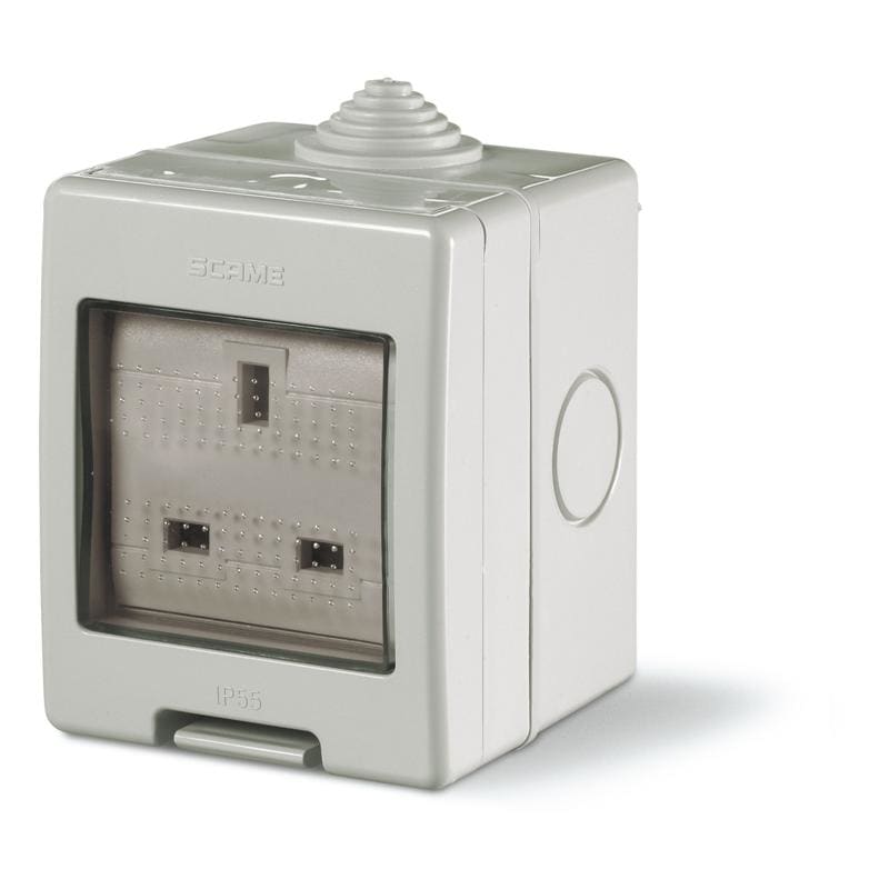 SCAME PARRE SPA - SCA136.5122-413 CONT.IP55 2 MOD.+ 1 PR.INGLESE