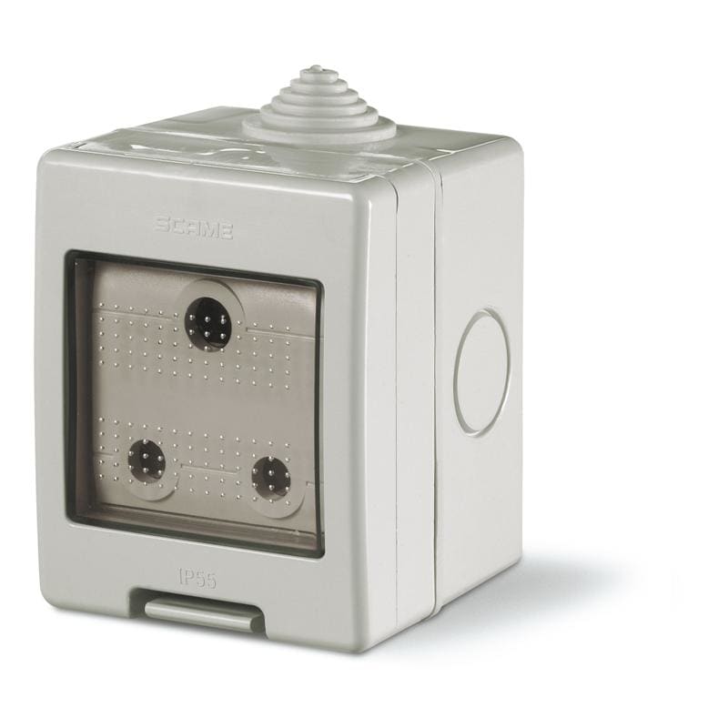 SCAME PARRE SPA SCA136.5122-414 CONT.IP55 2MOD +1 PR. UK 2P+T 15A