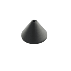 LE PROLUNGHE SAS PRG1372/N ROSONE CONICO NE D. 60MM - H. 40MM
