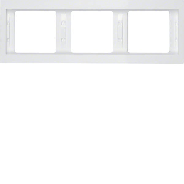 BERKER - BRK13737009 Rahmen 3fach waagerecht Berker K.1 polar
