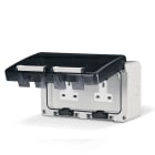 SCAME PARRE SPA - SCA137.6042 DOPPIA PRESA BS1363 13A PARETE